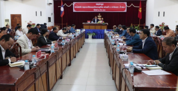 ກອງປະຊຸມ ຄະນະບໍລິຫານງານພັກແຂວງ ສະໄໝສາມັນ ປະຈຳໄຕມາດ I ປີ 2024